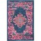 Homeroots 2 x 3 ft. Blue & Pink Medallion Scatter Area Rug 385251 - alternate 1
